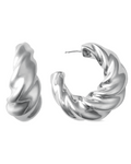 Alessandra Chunky Bold Hoop Earrings Gold