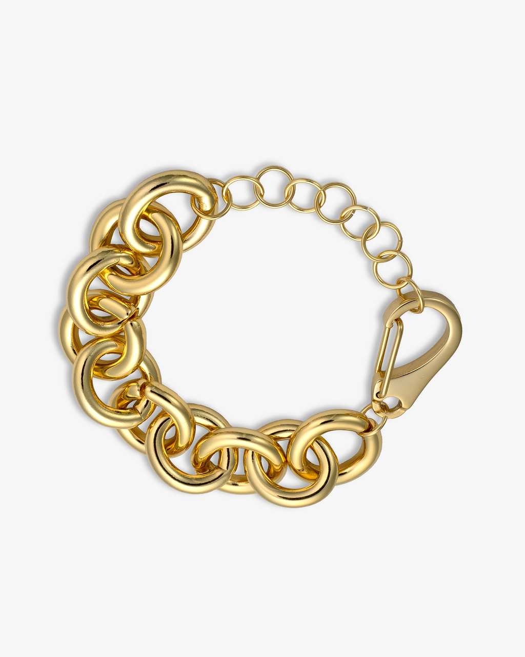 Rachel Chunky Gold Oversized Link Chain Bracelet