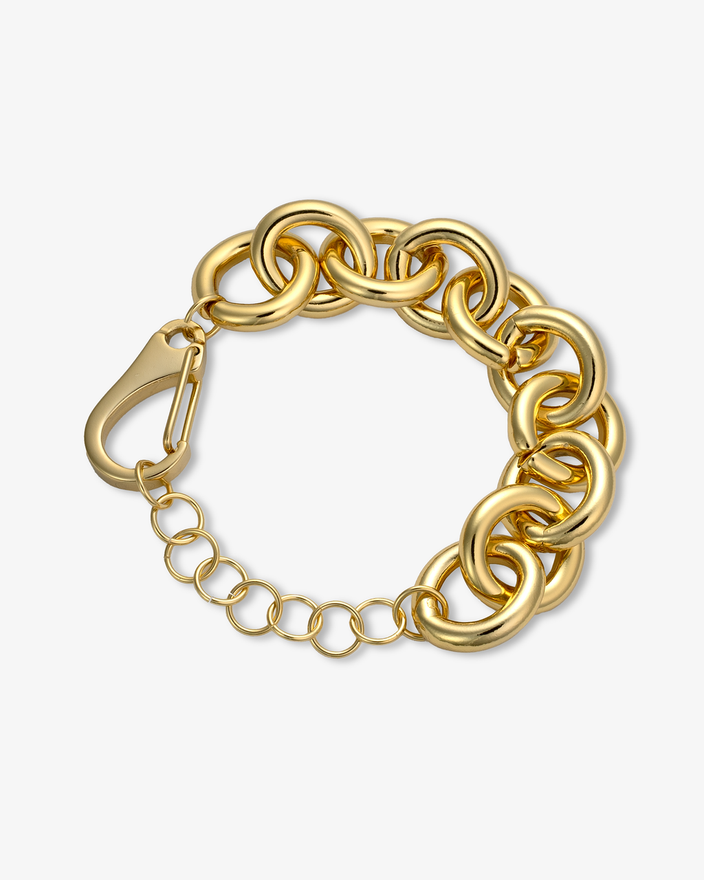 Rachel Chunky Gold Oversized Link Chain Bracelet